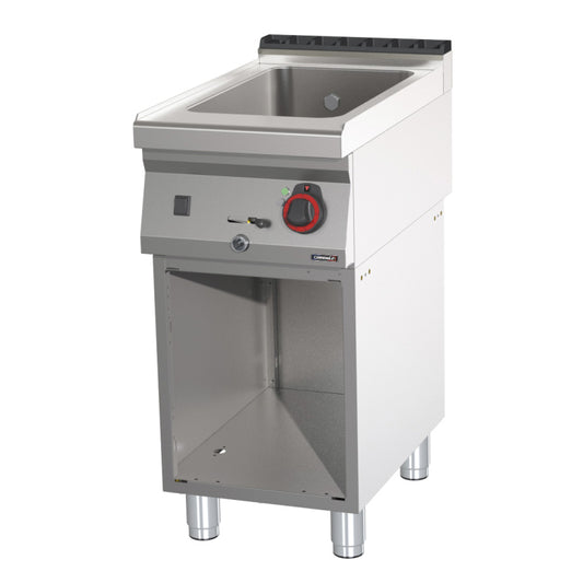 Bain-marie GN 1/1 200 mm with drain tap with open cabinet 40 - C7BM1200V40S