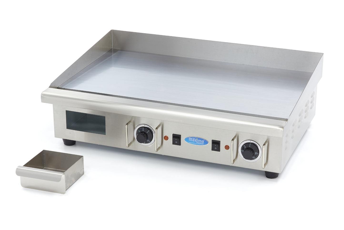 Griddle - Smooth Chrome - 73cm - incl Drip Tray - 400V