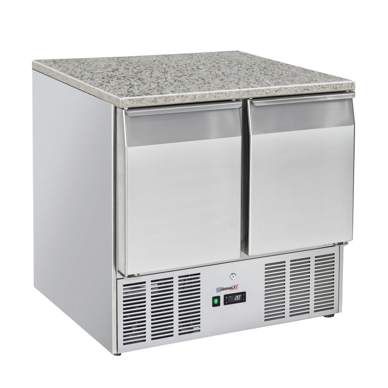 Refrigerated serving table 2 doors GN 1/1 Granit - CDR2PG