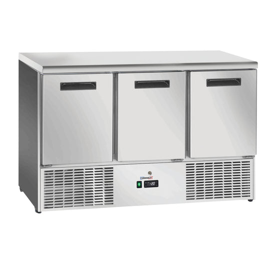 Negative refrigerated serving table 3 doors - CDRN3P