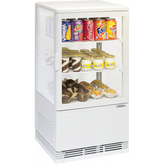 Display fridge 58 L - White - CVR58LB
