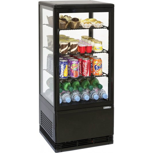 Display fridge 78 L - Black - CVR78LN