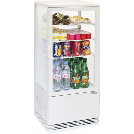 Display fridge 78 L - White - CVR78LB