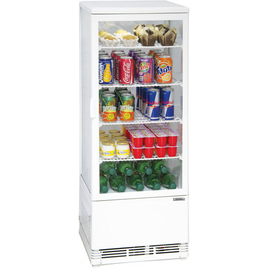 Display fridge 98 L - White - CVR98LB