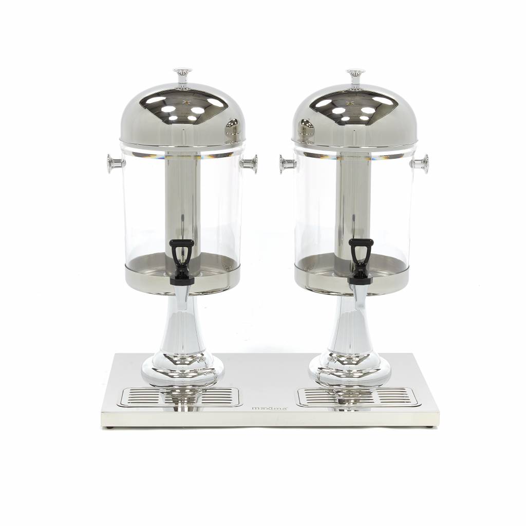 Drinks Dispenser - 2 x 8L - Central Cooling Tube - Works Without Power