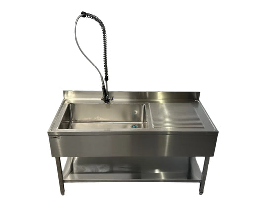 Finntec THSTR167BL1 1.6m Large Bowl Sink  All Stop Trading