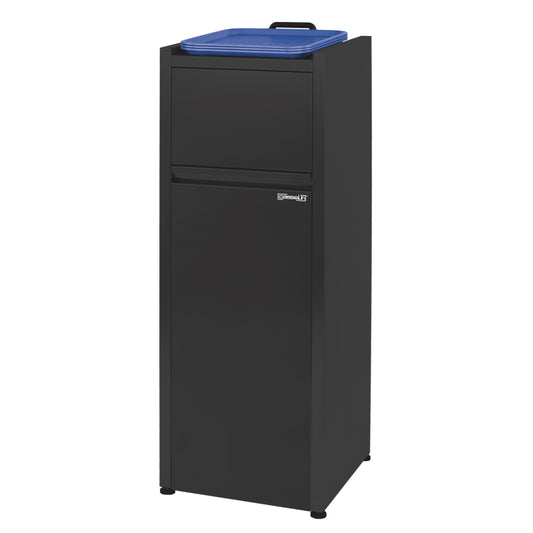 Fast food trash can black - CPSN