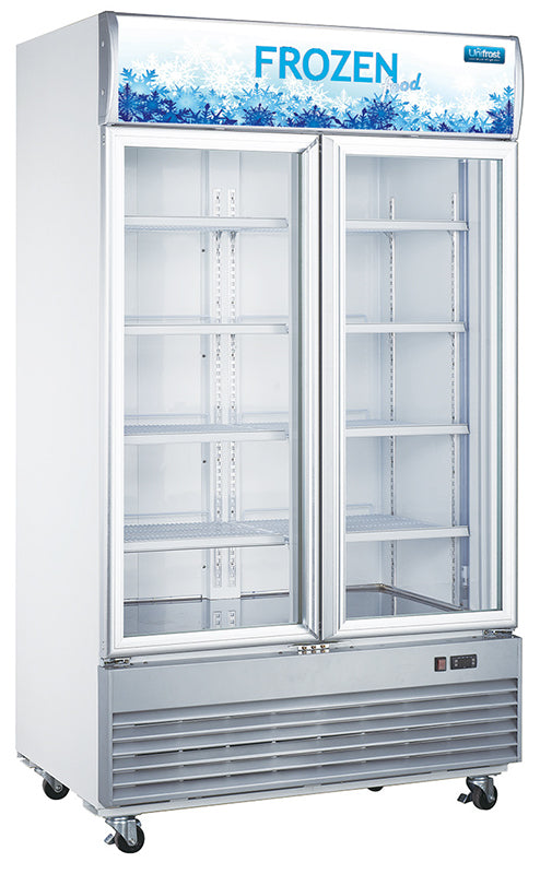 Katerbay - Unifrost - GDF1200 2 Door Display Freezer All Stop Trading