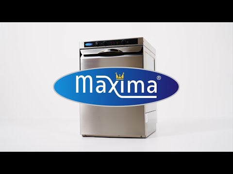 Glass Washer - 35 x 35cm - with Drain, Rinse Aid and Soap Pump