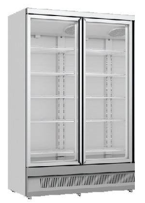 Katerbay - Unifrost - HVF2 2 Door Hinged Display Freezer 1253*760*2003 5 Shelves Per Door All Stop Trading