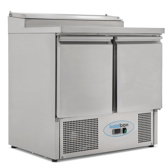 compact-double-door-refrigerated-prep-counter-with-raised-collar