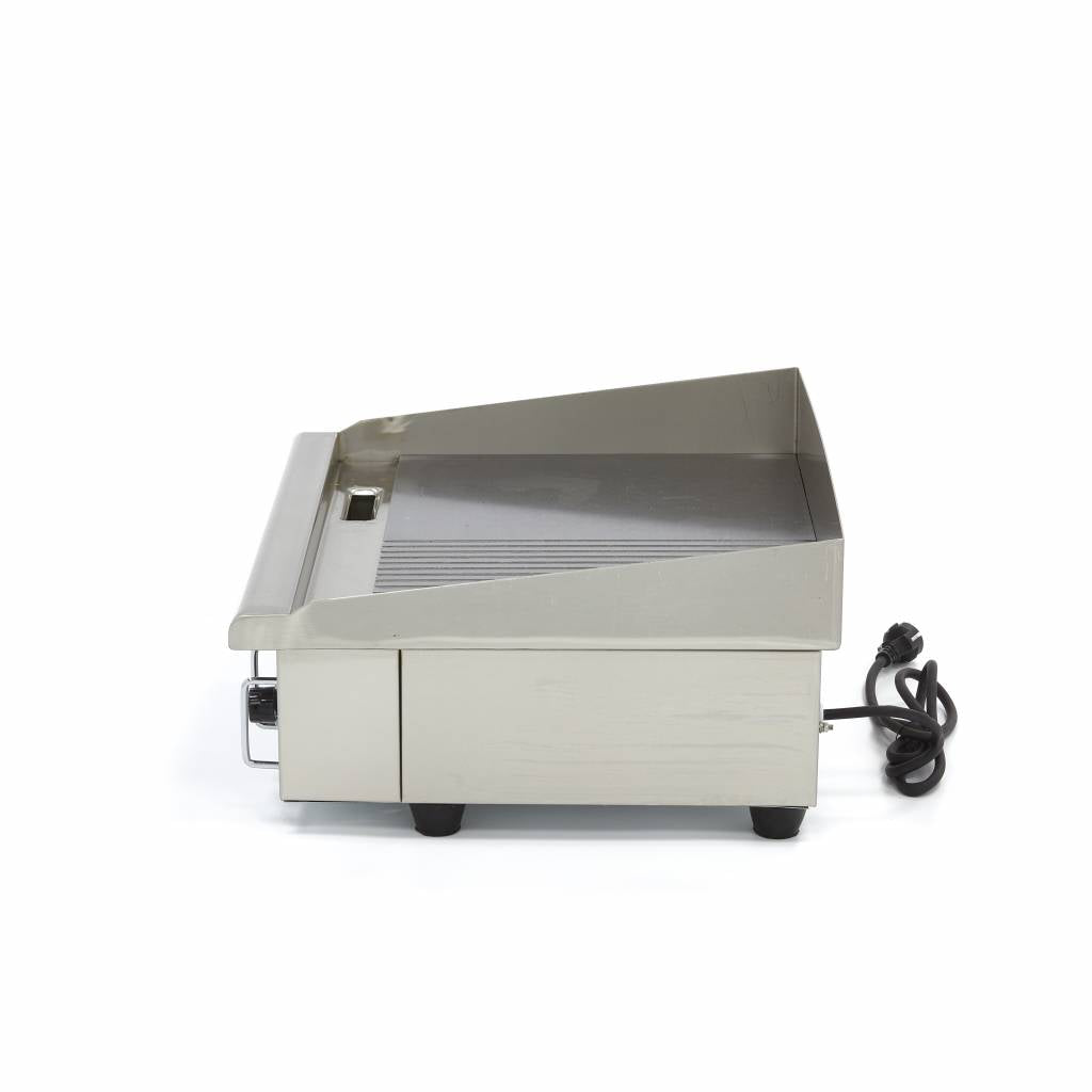 Griddle - Half Grooved - 55 cm - incl Drip Tray