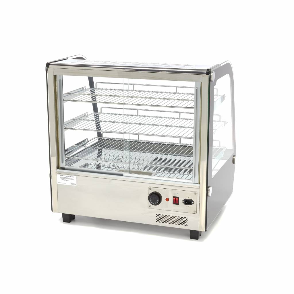 Heated Food Display - 120L - 67,8cm - 3 Shelves