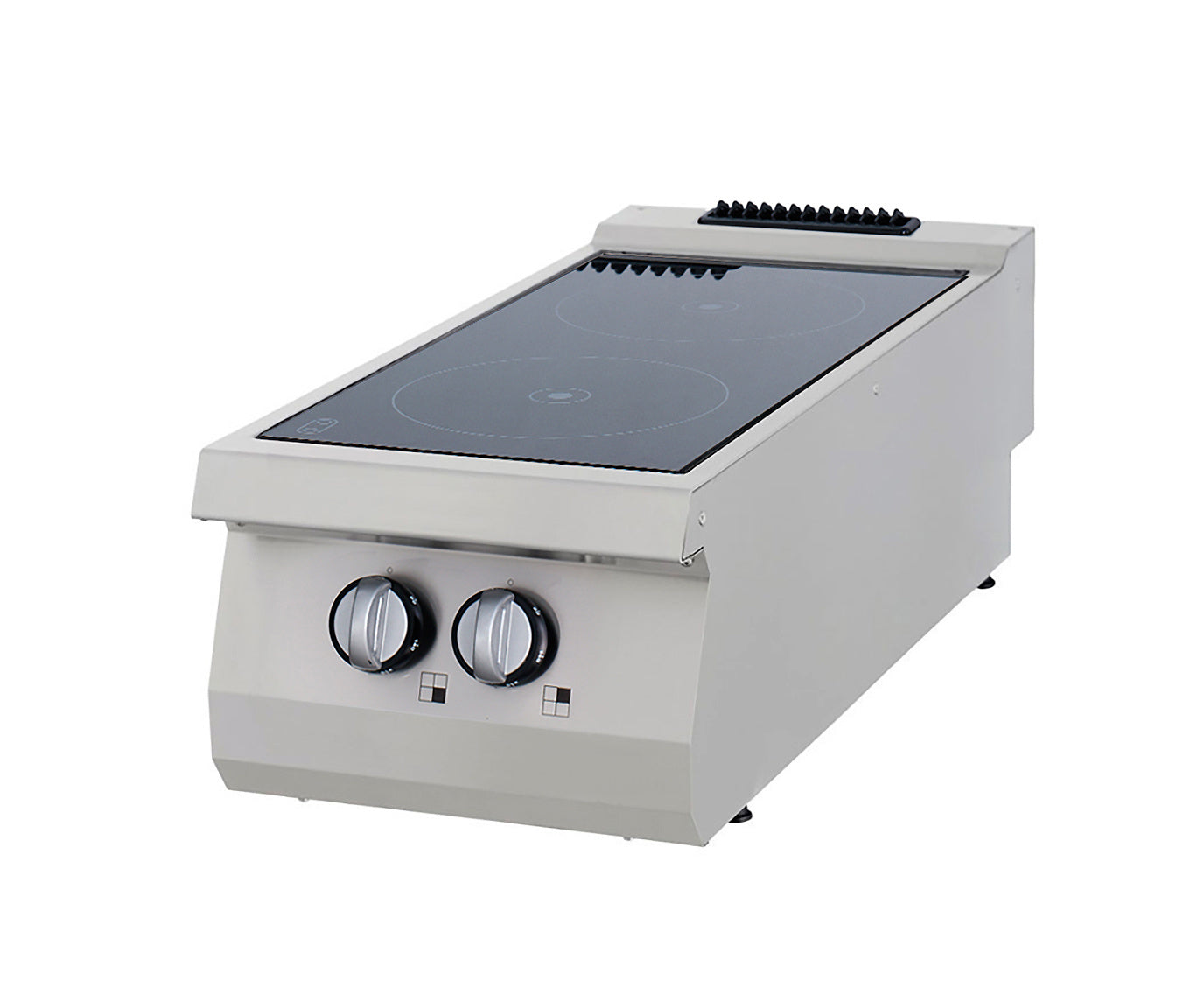 Heavy Duty Infrared Cooker - 2 Burners - Double Unit - 70cm Deep - Electric