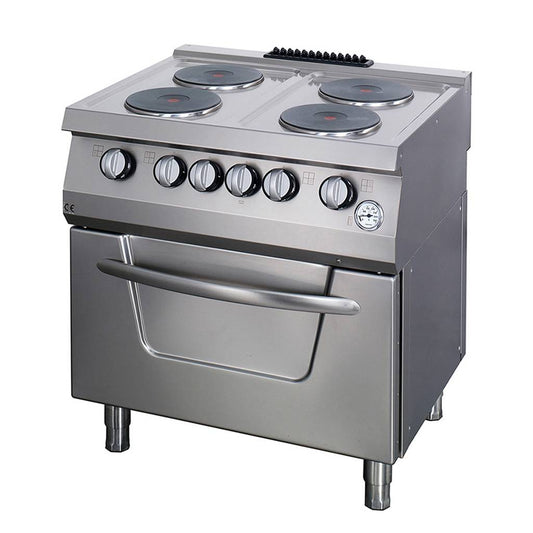 heavy-duty-stove---4-burners---double-unit---70cm-deep---with-oven---electric