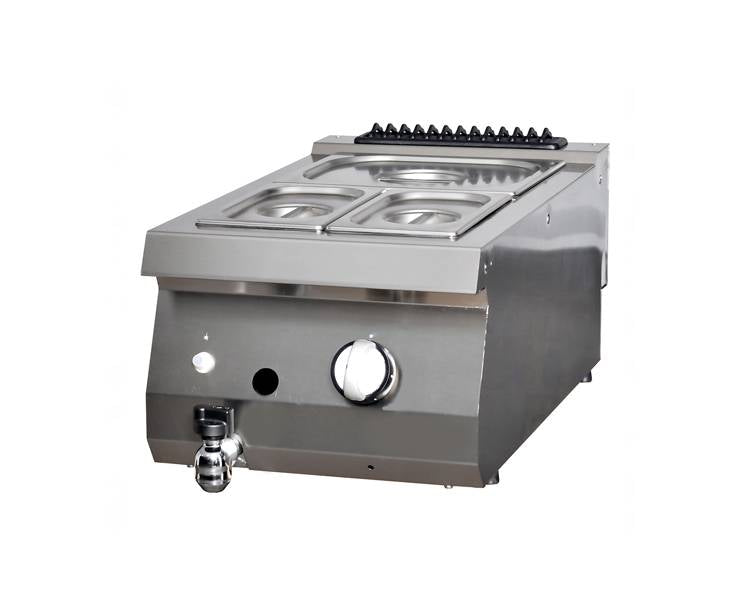 Heavy Duty Bain Marie - Single Unit - 70cm Deep - Gas