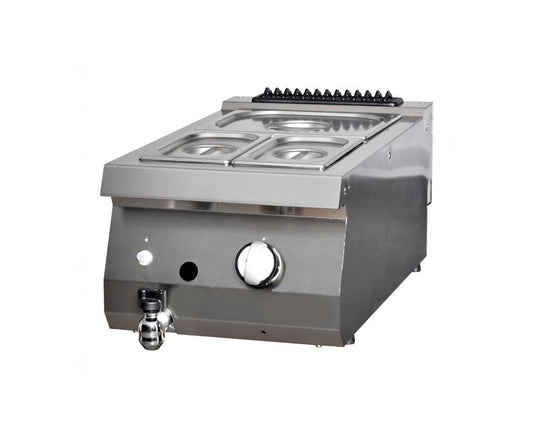 Heavy Duty Bain Marie - Single Unit - 70cm Deep - Gas