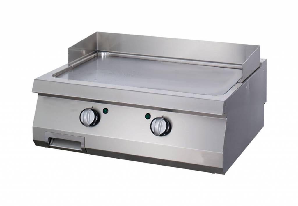 Heavy Duty Griddle - Smooth Chrome - Double Unit - 70cm Deep - Gas