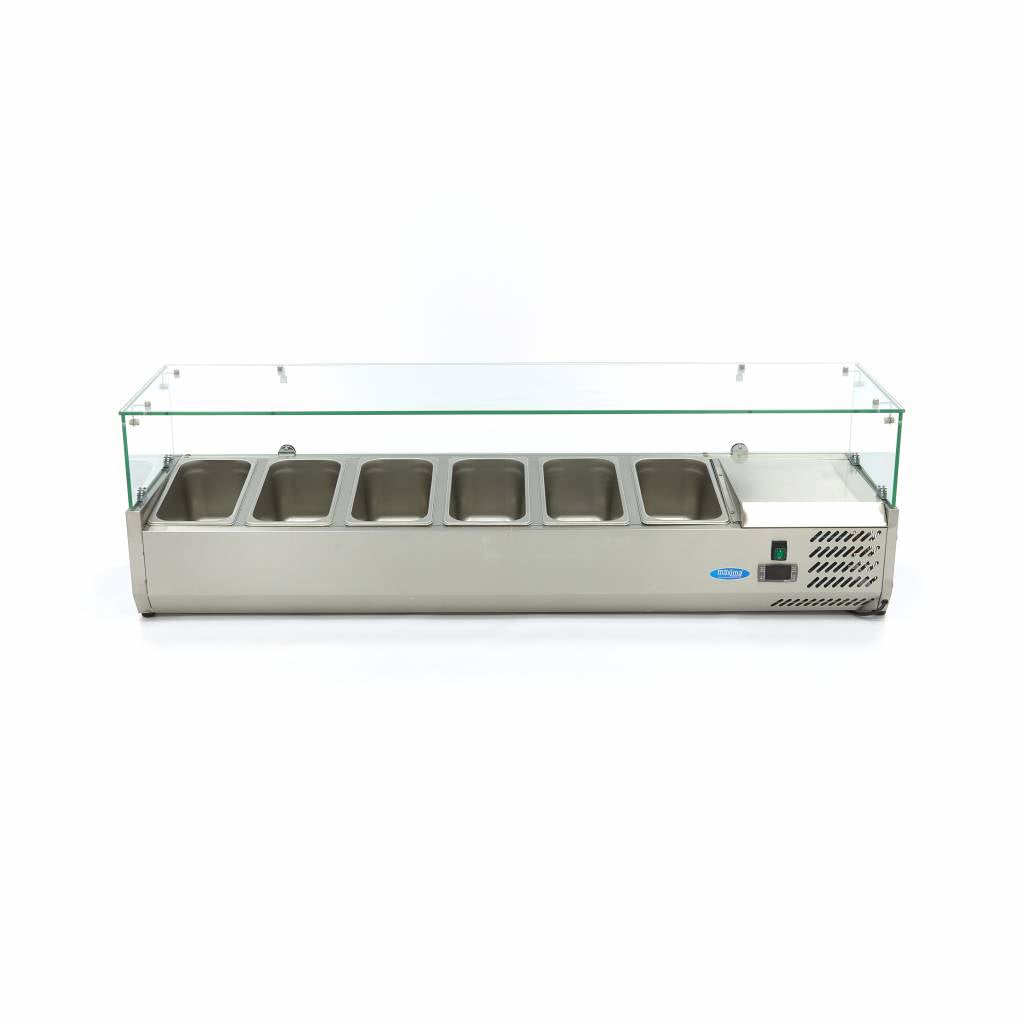 Countertop Prep Fridge - 150cm - Fits 6 x 1/3 GN