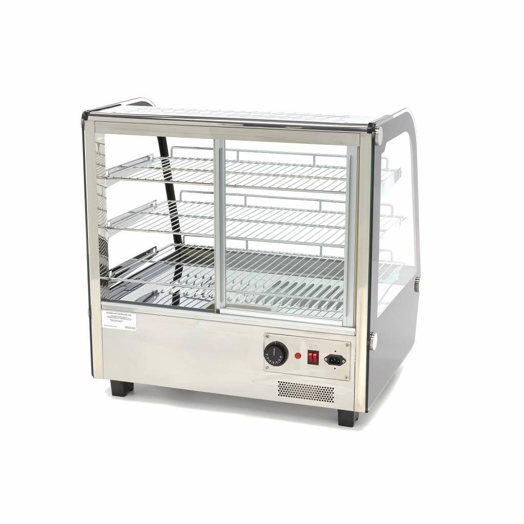 Heated Food Display - 120L - 67,8cm - 3 Shelves
