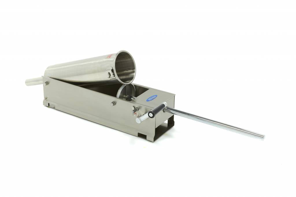 Sausage Stuffer - 7L - Horizontal - incl 4 Filling Tubes