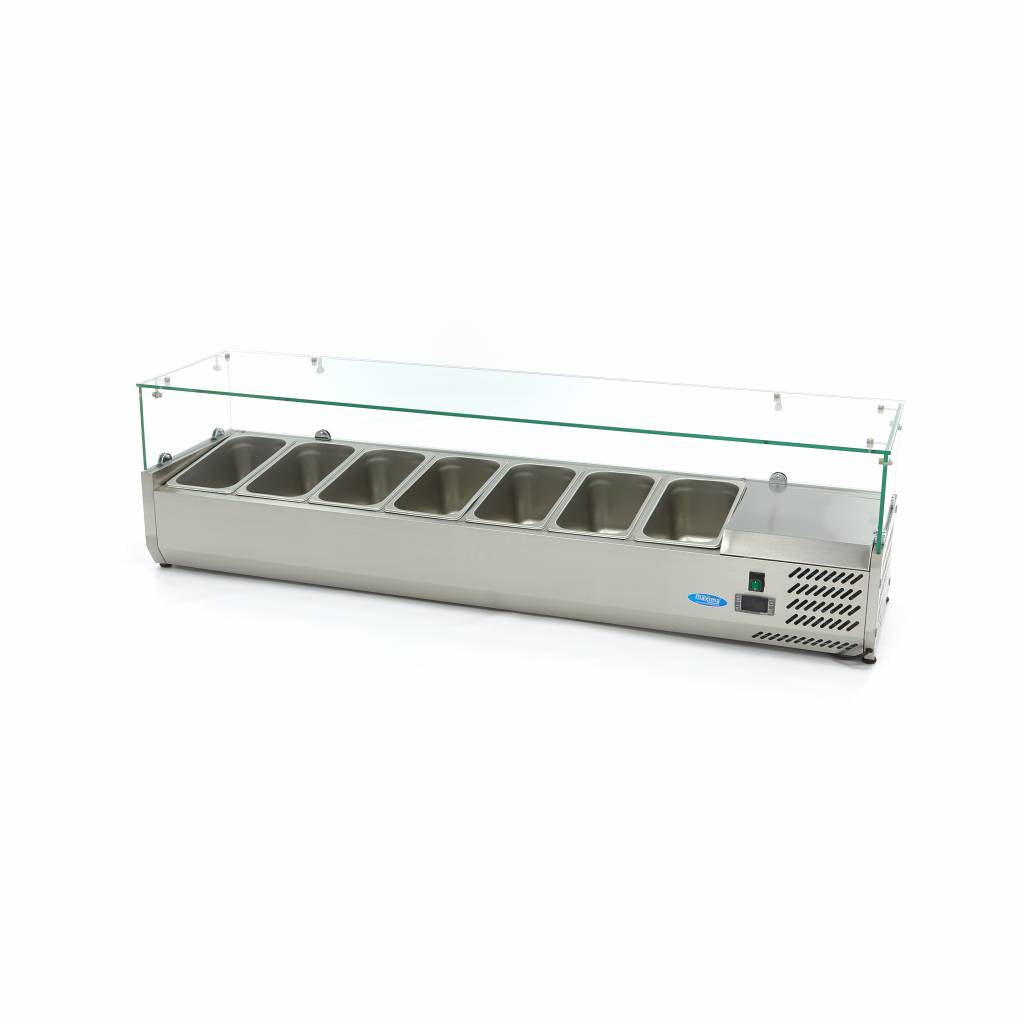 Countertop Prep Fridge - 160cm - Fits 7 x 1/3 GN