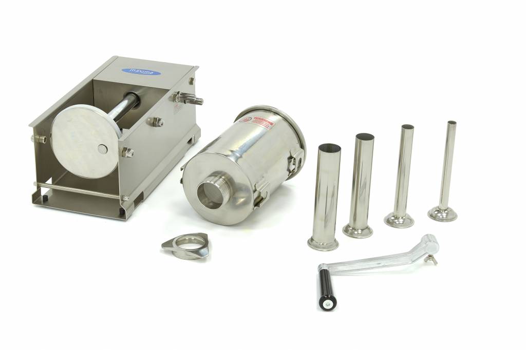 Sausage Stuffer - 3L - Horizontal - incl 4 Filling Tubes