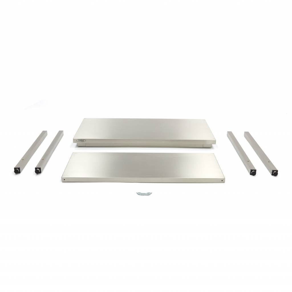 Stainless Steel Table - 140 x 70cm - Adjustable Height