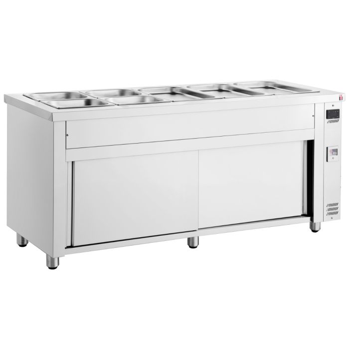 Bain Marie with Ambient Cupboard 5x GN1/1