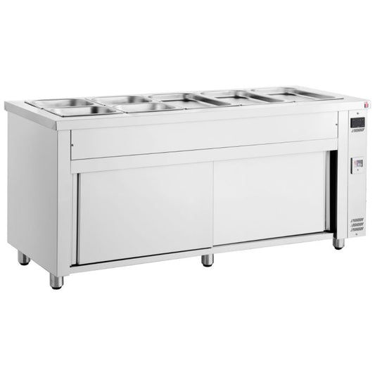 Bain Marie with Heated Cupboard 5x GN1/1