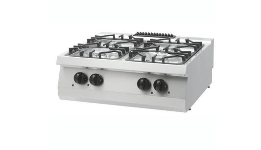 heavy-duty-cooker---4-burners---double-unit---70cm-deep---24kw---gas