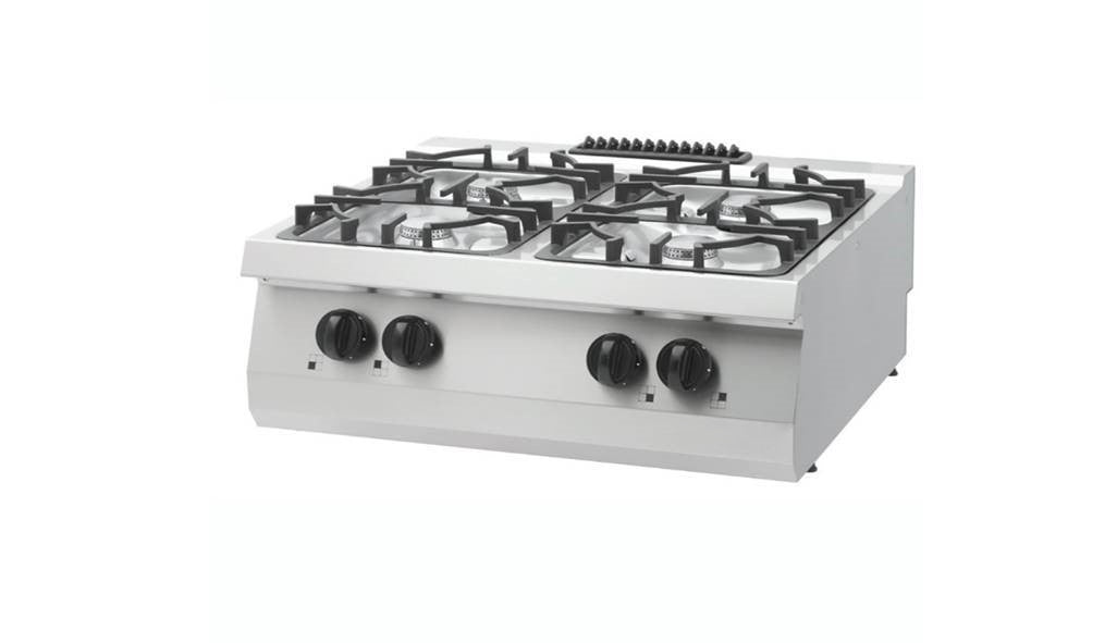 heavy-duty-cooker---4-burners---double-unit---70cm-deep---30kw---gas
