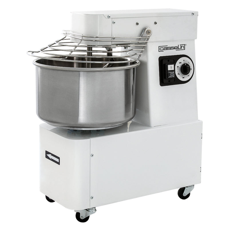Spiral mixer with fixed head and bowl 17 kg - CPSTCF17
