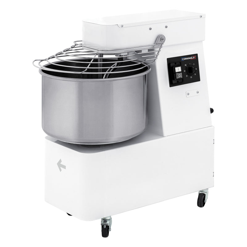 Spiral mixer with fixed head and bowl 2 speeds 48Kg - CPSTCF2V48