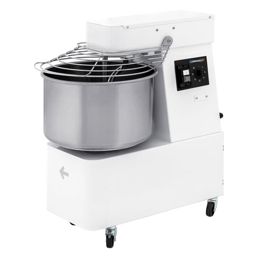 Spiral mixer with fixed head and bowl 2 speeds 25Kg - CPSTCF2V25