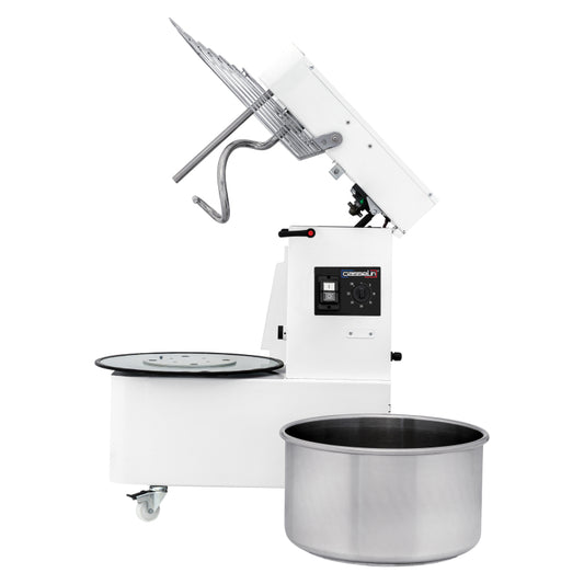 Spiral mixer with liftable head and removable bowl 2 speeds 17 kg - CPSTRCA2V17