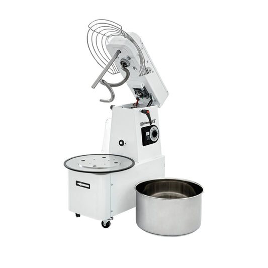Spiral mixer with liftable head and removable bowl 25 kg - CPSTRCA25