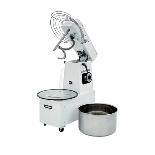 Spiral mixer with liftable head and removable bowl 35 kg - CPSTRCA35