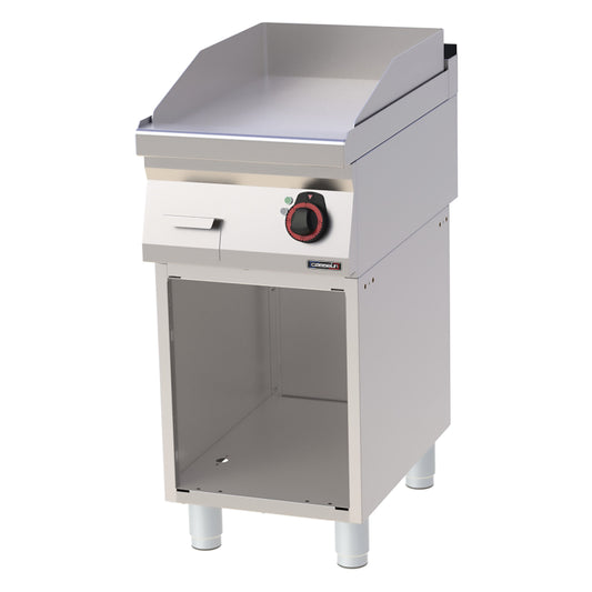 Griddle plate Smooth Cast iron with open cabinet 40 - C7PASFL40S