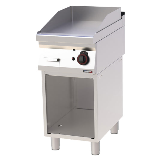 Gas griddle plate Smooth Cast iron with open cabinet 40 - C7PASFLG40S