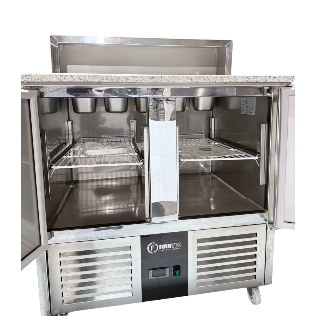 Refrigerated Pizza Saladette with 2 doors - FT-THPS900