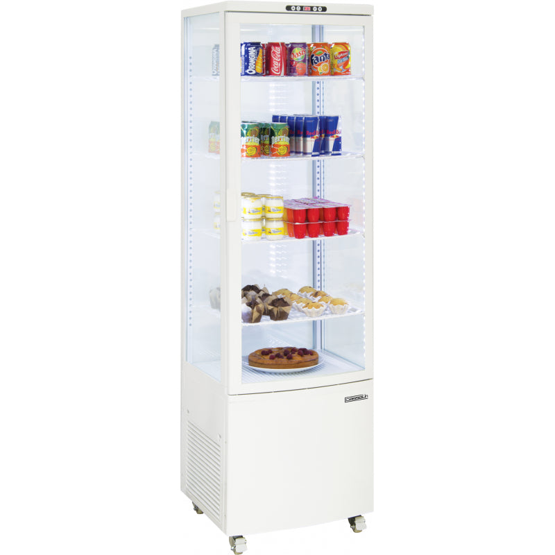 Refrigerated display case 235 L - White - CVR235LB