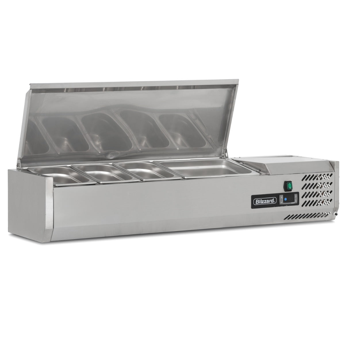 1.2m-hinged-1/3-gastronorm-prep-top