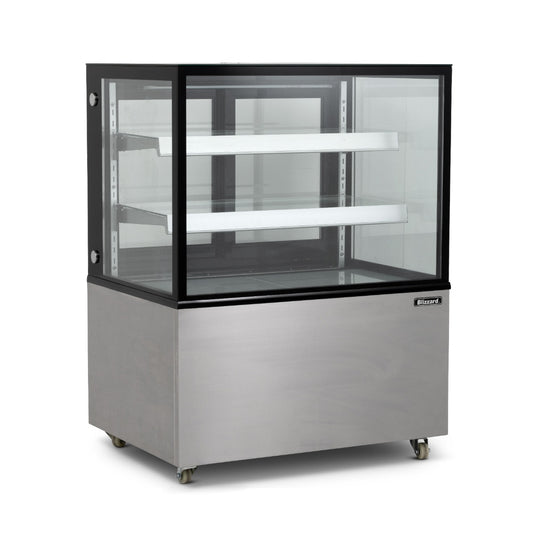 92cm-double-tier-refrigerated-flat-glass-display-unit