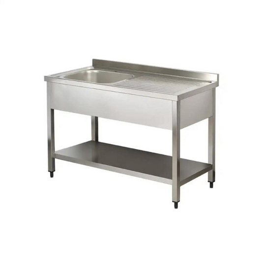 Finntec SN612DL Stainless Steel Sink with Left Bowl
