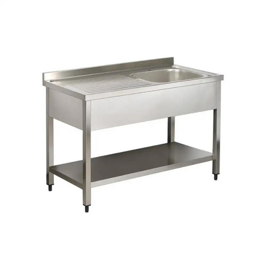 Finntec SN612DR Stainless Steel Sink with Right Bowl All Stop Trading