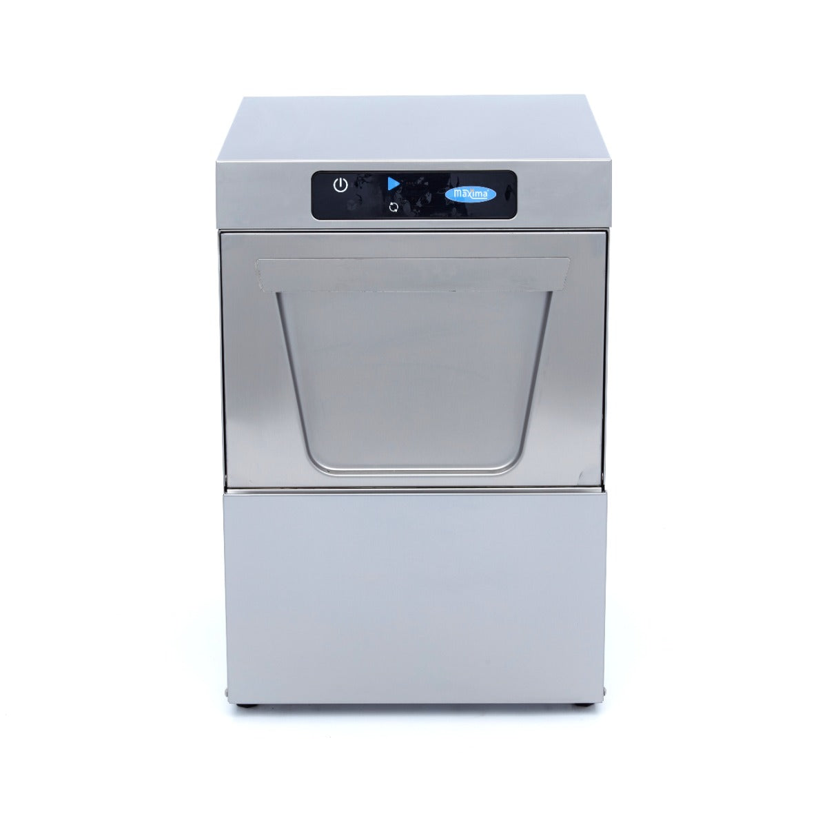 Glass Washer - 35 x 35cm - with Drain, Rinse Aid and Soap Pump - Digital Display - 230V