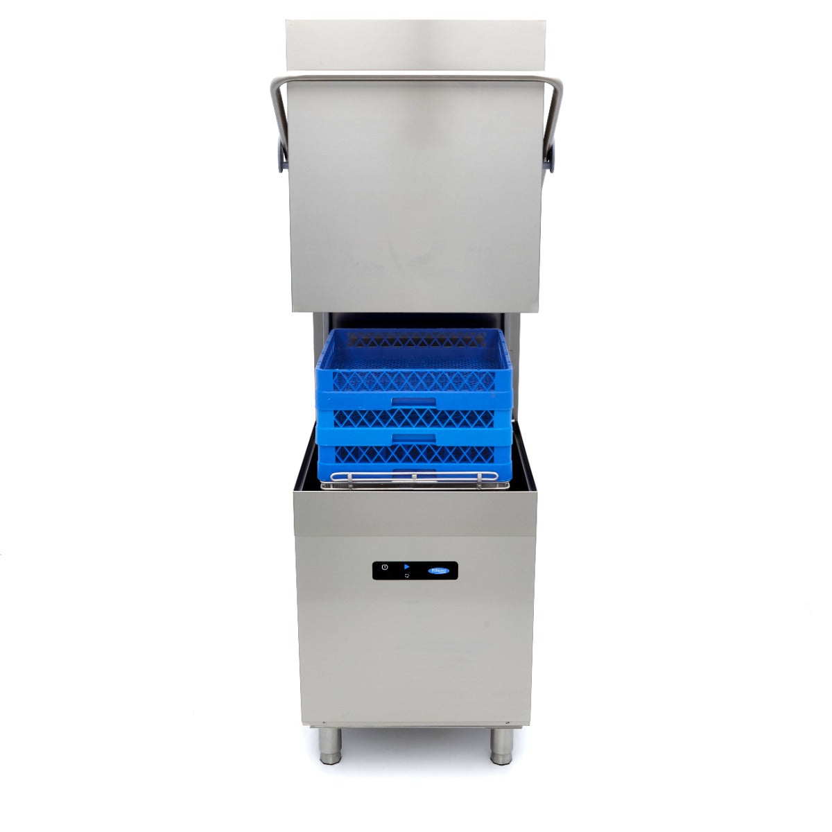 Pass Through Dishwasher - 50 x 50cm - With Rinse Aid and Soap Pumps - Digital Display - 400V