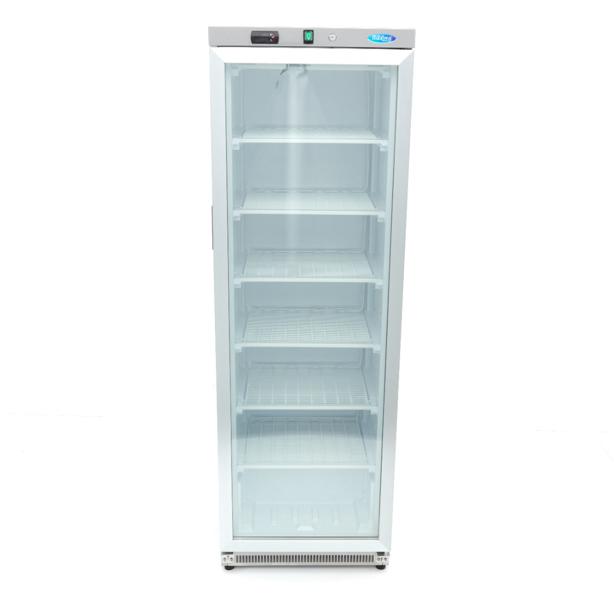Freezer - 400L - Stainless Steel - with Glass Door