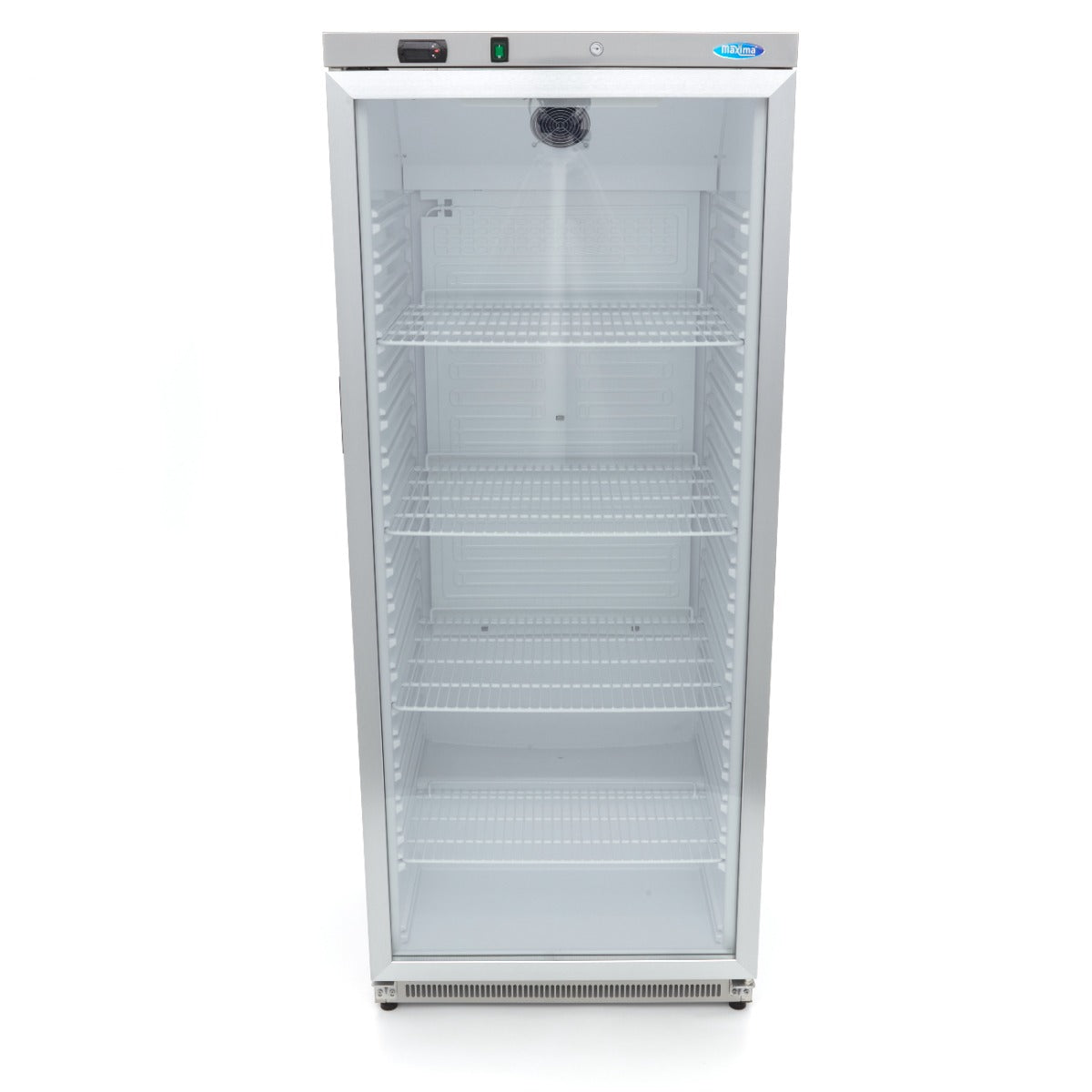 Fridge - 600L - Stainless Steel - with Glass Door